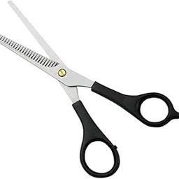 Stainless Steel Barber Scissors Comb with Thinning Sharp Blades Hairdressing Salon Scissor Kit for Men Women Kids and Pets Hair Cutting Razor Comb Scissor-picture-11