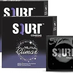 SQURT Mutual Climax Condoms for Men | Experience The Thrill of Mutual Climax | (Net Quantity - 3N, Pack of 2)-image-21