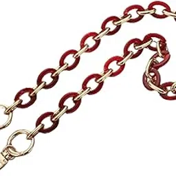 enakshi (label) Acrylic Alloy Bag Chain Strap Durable Replacement Trips Commuting Street Red 60cm|Clothing, Shoes & Accessories | Womens Handbags & Bags | Handbag Accessories-picture-14
