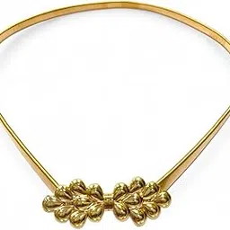 Elastic Belly Chain Belt for Women Peacock Design Spring Saree Belt Wedding Kamarband for Ladies Saree Adjustable Waist Belt For Women 28-38 Inch Waist Size - (CB09)-image-72