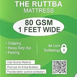 THE RUTTBA Bubble Wrap Roll, 80 GSM (1 FEET X 20 Metre) Heavy Duty Packing Material-picture-25