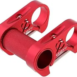 Calandis Adjustable Bike Handlebar Double Stem Bicycle Handlebar Extender Stem Red-image-10