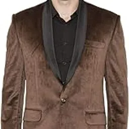 wintage Men's Premium Velvet Notch Lapel Tuxedo Coat Blazer Jacket-picture-38