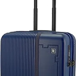 eume Overnighter 16 inch Luggage Trolley for Travel, Cabin Bag | Trolley Bag Small for Luggage | with Laptop Sleeve | 100% German Bayer Polycarbonate - Midnight Blue-picture-33