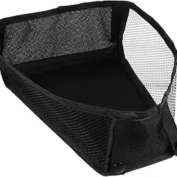 MERRYHAPY Universal Stroller Bottom Storage Bag for Diapers Toys and Essentials Capacity Stroller Basket Organizer Fits Most Mesh Design-picture-27