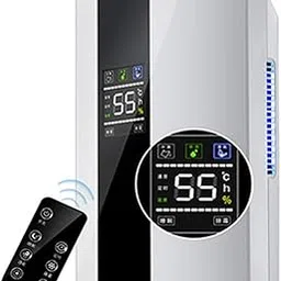 Ubervia Electric Mini Dehumidifier Moisture Absorber Indoor Dehumidifier Basement Moisture Filter Coolers Drying Machine Absorber Mute Remote Control Timing External Water Pipe-picture-41