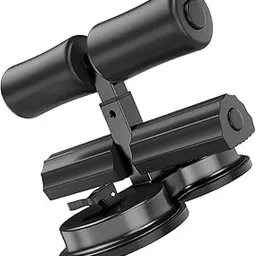 Upgraded Double Suction Cups Sit Up Bar,Portable Sit-Up Assistant Device,Fixed Foot Abdominal Muscle Trainer Device, Portable Sit Up Bar with Foam Padded for Floor, Abs Home Workout (Black)-picture-14