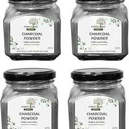 Forestree Activated Charcoal Powder, Multi-Purpose for Skin Care, Teeth Whitening, Dead Skin Removal, Detoxifying (100GM(PACK OF 4))-picture-18