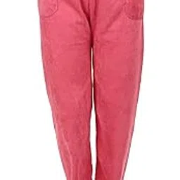 mukhaksh (Pack of 1 Women Winter Woolen Warm Fleece Velvet Pocket Light Pink Pyjamas Night Pant Lounge Pant-picture-45
