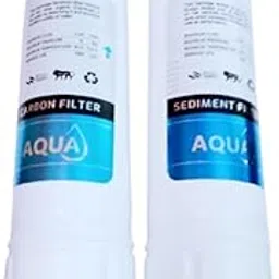 RO Water Purifier Filters – 10" Sediment & Pre-Carbon Combo – Dust, Chlorine, Odor Removal – Pack of 2 – Easy Installation – Long Life image 1