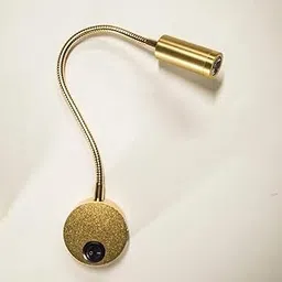 STODE® 5W Flexible Wall Reading Light with Switch – Warm White, Gold (Pack of 1)-picture-27