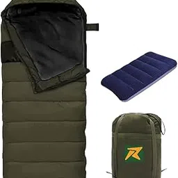 Rocksport Karakoram -5° to + 5°C Rectangular Camping Sleeping Bag for Adults Winter with Detachable Fleece Liner for Customizable Warmth l Free Air Pillow & Adventure Pass-picture-20