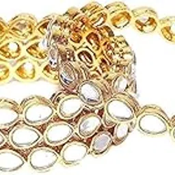 t4 jewels Drop Shaped Beautiful Traditional Metal Bangles Set Bangles for Girls and Women-picture-53