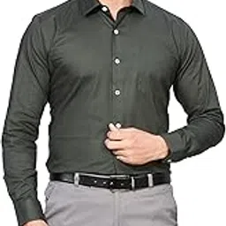 dukul Premium Oxford Cotton Formal Solid Shirt for Men| Regular Fit | Full Sleeve-picture-27