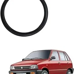 Car Steering Wheel Cover Full Black Colour Suitable for Maruti 800-image-87