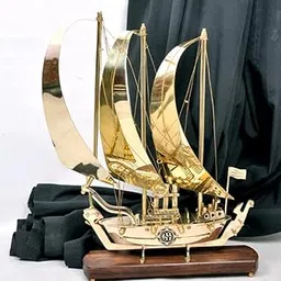 DSH CRAFTING YOUR CURIOSITY Brass Titanic Ship 12" Inch Action Showpiece With Wooden Base Perfect For Home Decoration And Gifting.(Small)-picture-24