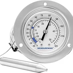 MEASUREMAN Vapor Refrigeration Thermometer -40-120 deg F-picture-46