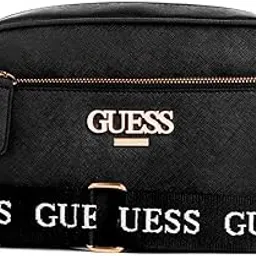 guess Black Solid Tremblay Crossbody Bag image 1
