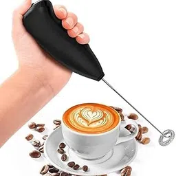 Powerful Handheld Electric Milk Frother & Coffee Beater � High-Speed Stainless Steel Whisk for Creamy Lattes, Cappuccino, Matcha, Hot Chocolate � Battery Operated Portable Mixer-image-95
