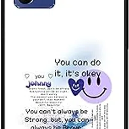 NDCOM for Realme 9 SE 5G Back Cover | Realme 9 5G Speed Edition Back Cover | Durable Realme 9SE 5G Back Cover | You Can Do It Printed Metal Case-image-33