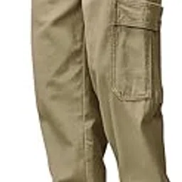 leriya fashion Men's Mid Rise Cargo Pants with 6 Pockets, Premium Cotton Drawstring Trousers, Comfortable Casual Workwear Joggers, Stretchable Track Pants for Office and Parties-picture-43