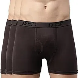 dixcy scott originals Mens Modern Regular Solid Pure Cotton Trunks (PR14556190_Dark Grey_L)-picture-58