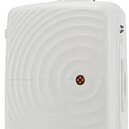 nasher miles Polypropylene Spinner Seattle Hard-Sided Check-in Luggage 28 inch | 75cm | 8 Wheels Large Trolley Bag for Travel | Suitcase (White)-picture-28