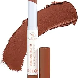 MARY JO K Studio Elite Lipstick | Bold Colors | Ultra-hydrating | Smudge-proof & Transfer-proof | Soft-Matte Texture | Seamless Glide | Long-lasting Wear | 2g | 17 Choco Lava-picture-13