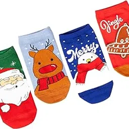 THELA GAADI Pure Cotton Ankle Socks for Men & Women | Funny Printed Low Cut Sneaker Socks, Free Size (10+ Yrs) | Breathable, Odour Free image 1