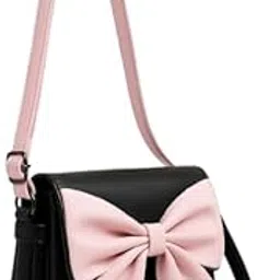 Classy Bag Elegant Faux Leather Sling Bag for Women & Girls – Stylish Beige Crossbody with Big Brown Bow | Trendy Shoulder Bag for Daily, Office & Party Use-picture-20