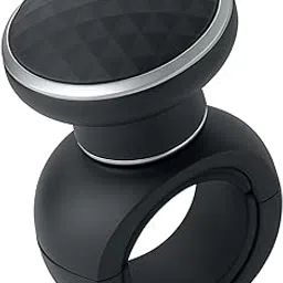 CARNYX Car Steering Wheel Spinner Knob, 360-Degree Universal Power Handle, Diamond Texture, Black-picture-19