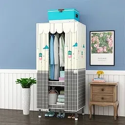 StarAndDaisy Collapsible Wardrobe for Clothes/Storage Organizer Wardrobe for Multipurpose, Cloth, Shoes, Books Organizer-picture-20