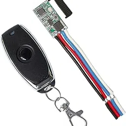 ECOMISTIQ® RF 433MHz Mini Wireless Remote Control Switch Receiver 1 on Black |Consumer Electronics| Portable Audio & Headphones | Portable AM/FM Radios-image-11