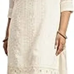 ratan Women's Georgette Anarkali Lucknowi Chikankari Ethnic Wear Kurta-picture-35