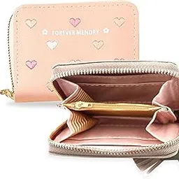 kraptick Wallet for Women - Stylish and Compact Card Holder and Money Wallet, Money Organiser (Peach)-picture-43