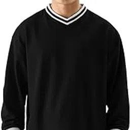 the souled store Men's Cotton Solid Oversized Fit T-Shirt-picture-34