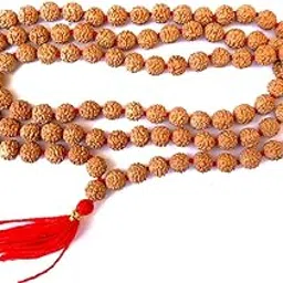 HONODIX Unisex Panchmukhi 108+1 Beads Prayer Rudraksha 7Mm Mala For Japa & Wearing (7Mm)-image-86