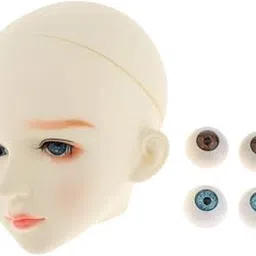 CALANDIS™ BJD Doll 1/3 Ball Jointed Girl Dolls Head Blue and Brown Eyes Dress Makeup | Modern | Clothes & Accessories | Dolls-picture-10