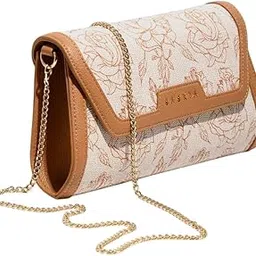 saskia PU Leather Handbag for Women with Magnetic Closure and Metal Chain by Juwon (Black)-picture-36