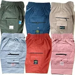 B G Fashion Solid Color Shorts for Boys and Girls Regular Fit Multicolor (Pack of Any 3)-BG_6 PIS NZ_A4-picture-33