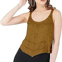 suvasana Women's Pure Cotton Stone Wash Crop Top-picture-21
