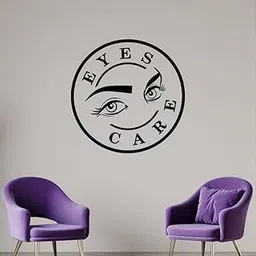 Eyes Care Wall Sticker PVC Vinyl Easy to Stick (27 X 27)-picture-13