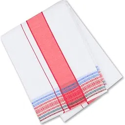 ramraj cotton Men Cotton Fancy Border Panchakacham with Angavasthram-picture-16