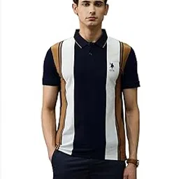 U.S.Polo ASSN. Men's Regular Fit Polo Shirt (USTSH3140_Khaki-image-88