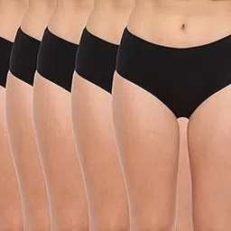 la intimo BASIICS Tease 2 Please Antimicrobial Full Brief Panty for Women (Pack of 5)-picture-27