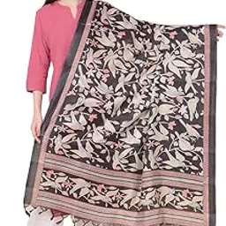 a r silk Women's Art Silk Printed Dupatta with Tassels Fancy and Regular Dupatta(ARS0927)-picture-57