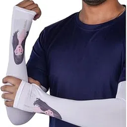 ketkar Arm Sleeves for Men & Women UV Protection Hand Sleeves With Thumb for Boys-picture-11