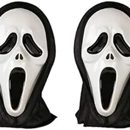 Western Era Ghost Comic FACE MASK Fawkes Mask Anonymous Edition Face-Mask Perfect Fit Cosplay (Set of 2)-image-43