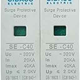 daystar solar SIBASS ELECTRIC AC SINGLE PHASE SPD SURGE PROTECTION DEVICE 320V 2 POLE (SE-C40)-picture-1