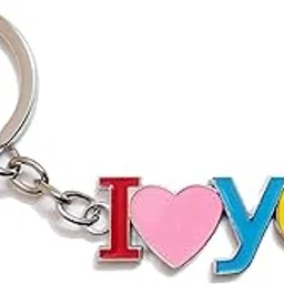 kd collections I Love You Metal Multicolor Keychain Keyring-picture-49